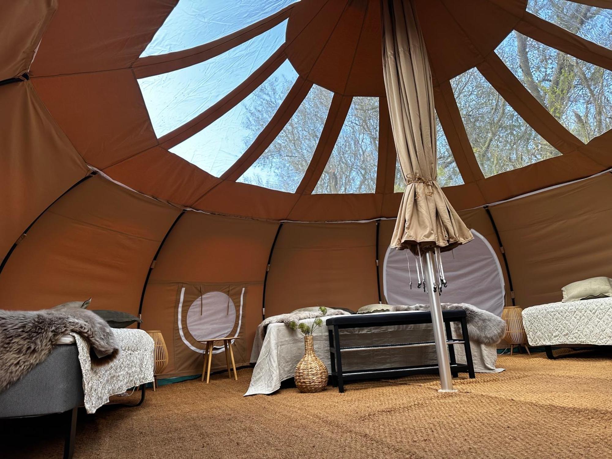 Idestrup Romantik Luxus Glamping 2 מראה חיצוני תמונה